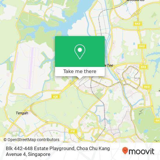 Blk 442-448 Estate Playground, Choa Chu Kang Avenue 4地图