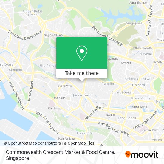 Commonwealth Crescent Market & Food Centre map