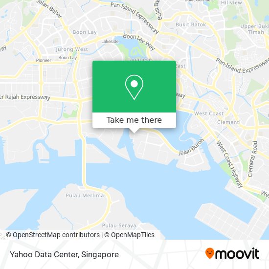 Yahoo Data Center map