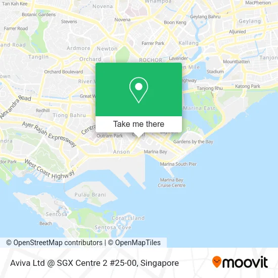 Aviva Ltd @ SGX Centre 2 #25-00地图