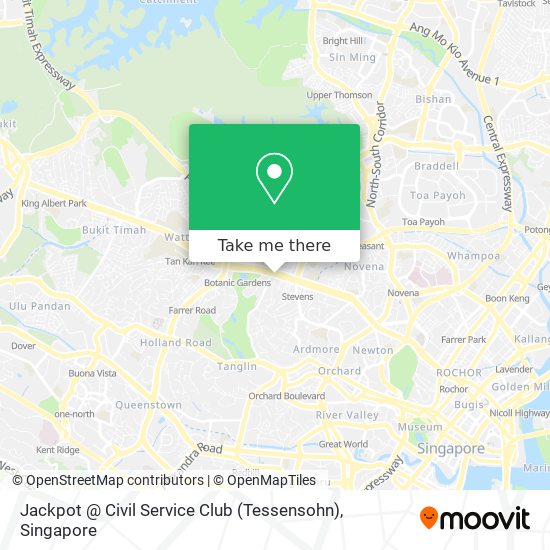 Jackpot @ Civil Service Club (Tessensohn) map