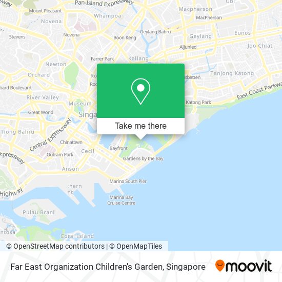 Far East Organization Children's Garden map