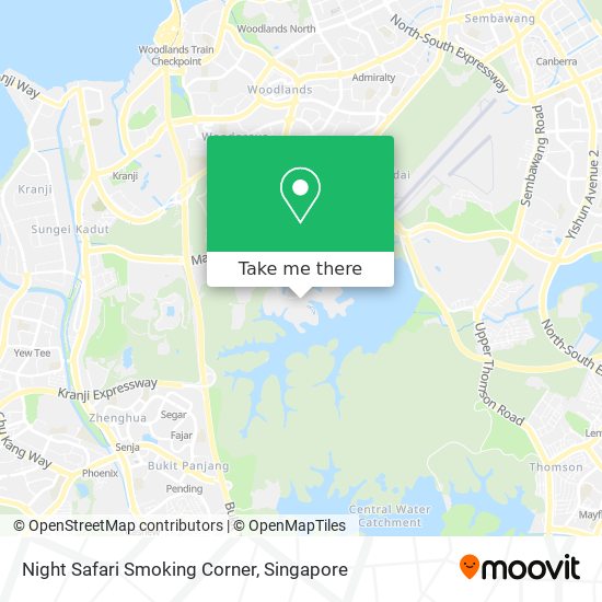 Night Safari Smoking Corner map