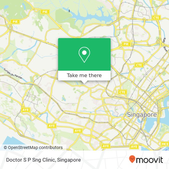 Doctor S P Sng Clinic map