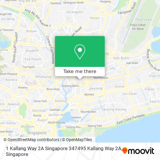 1 Kallang Way 2A Singapore 347495 Kallang Way 2A map