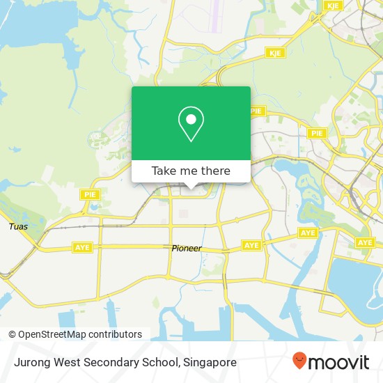 Jurong West Secondary School map