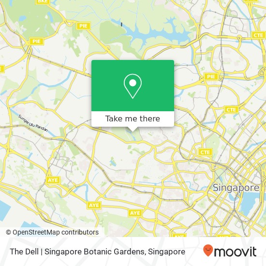 The Dell | Singapore Botanic Gardens map