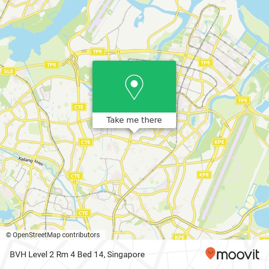 BVH Level 2 Rm 4 Bed 14 map