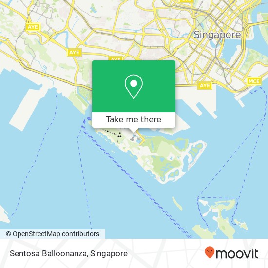 Sentosa Balloonanza地图