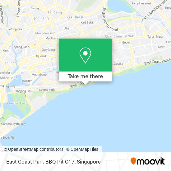 East Coast Park BBQ Pit C17地图