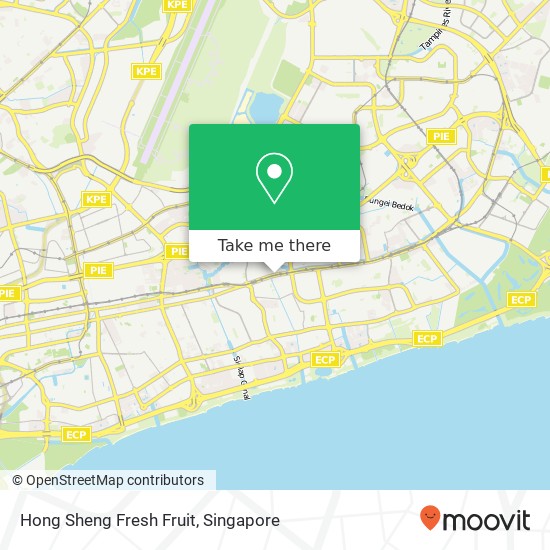 Hong Sheng Fresh Fruit map