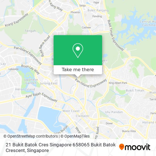 21 Bukit Batok Cres Singapore 658065 Bukit Batok Crescent map