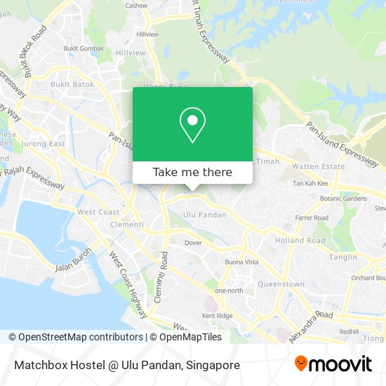 Matchbox Hostel @ Ulu Pandan map