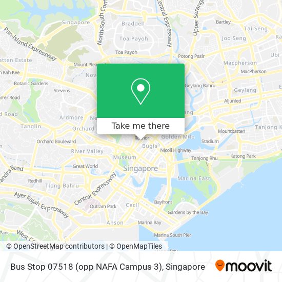 Bus Stop 07518 (opp NAFA Campus 3) map