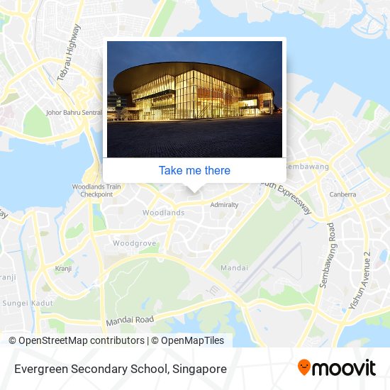 Evergreen Secondary School地图