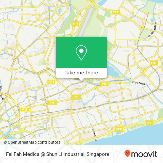 Fei Fah Medical@ Shun Li Industrial map