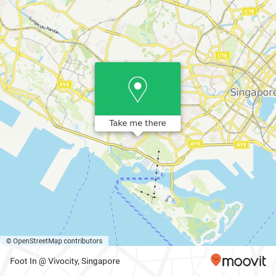Foot In @ Vivocity map