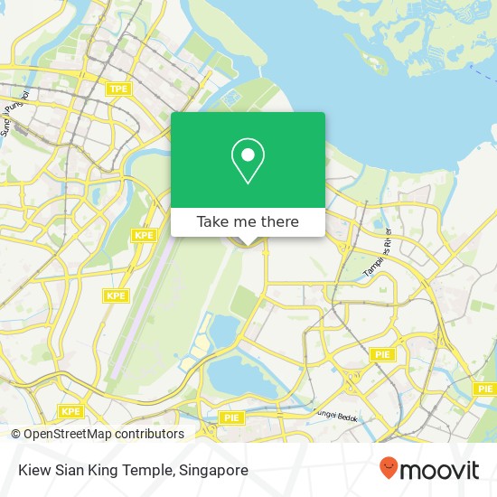 Kiew Sian King Temple map