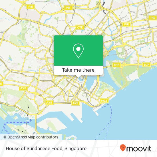 House of Sundanese Food map