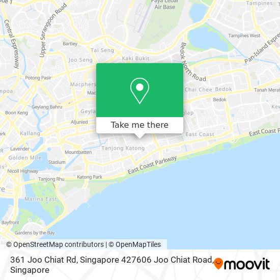 361 Joo Chiat Rd, Singapore 427606 Joo Chiat Road map