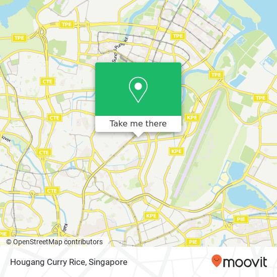 Hougang Curry Rice map