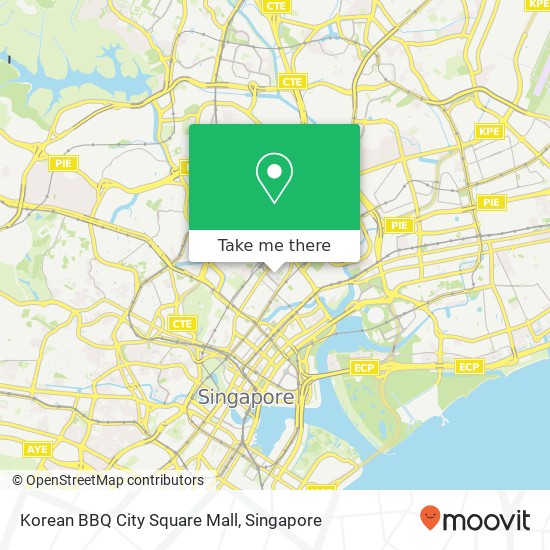 Korean BBQ City Square Mall map