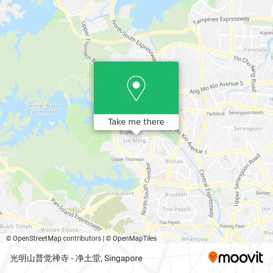 光明山普觉禅寺 - 净土堂 map