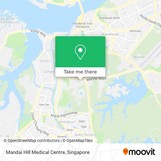 Mandai Hill Medical Centre map