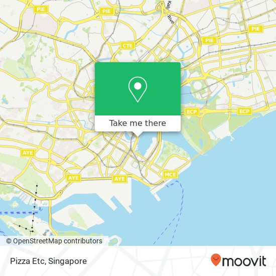 Pizza Etc map