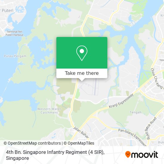 4th Bn. Singapore Infantry Regiment (4 SIR) map