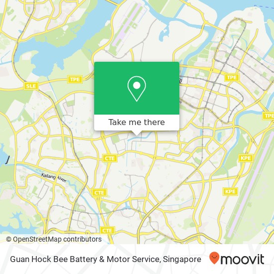 Guan Hock Bee Battery & Motor Service map