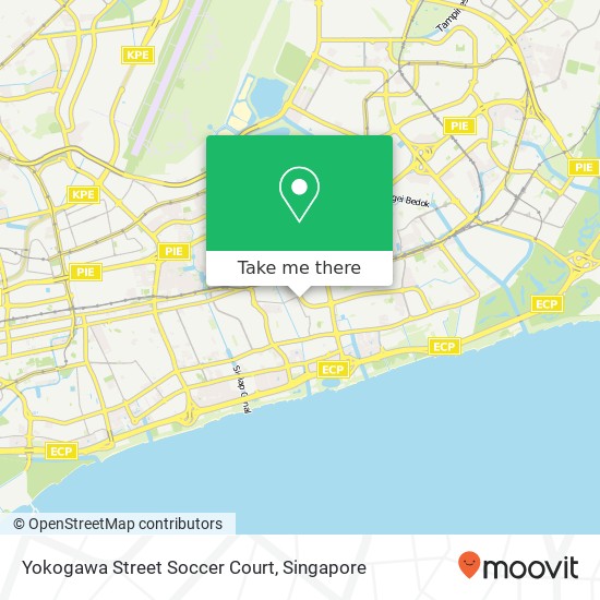 Yokogawa Street Soccer Court map