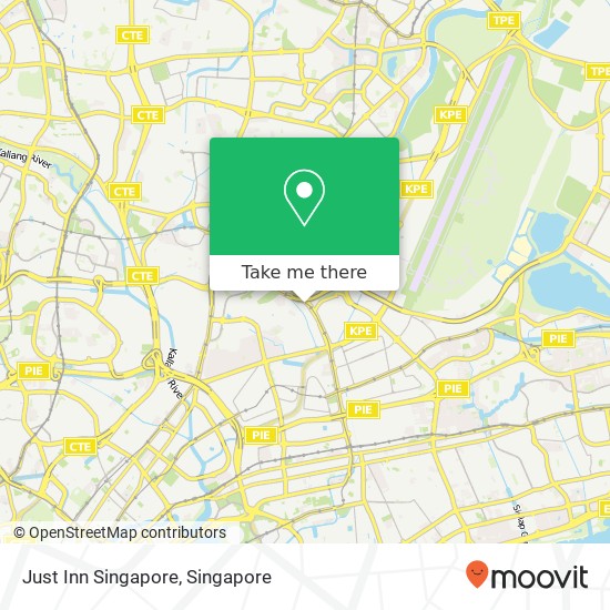 Just Inn Singapore map