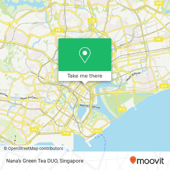 Nana’s Green Tea DUO map