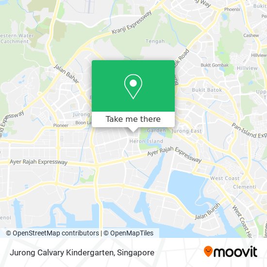 Jurong Calvary Kindergarten map