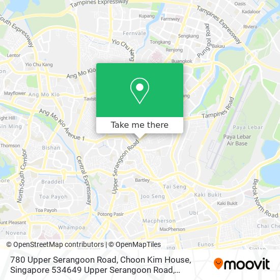 780 Upper Serangoon Road, Choon Kim House, Singapore 534649 Upper Serangoon Road map