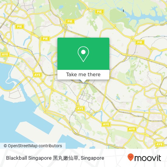 Blackball Singapore 黑丸嫩仙草 map