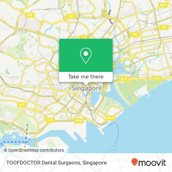 TOOFDOCTOR Dental Surgeons map