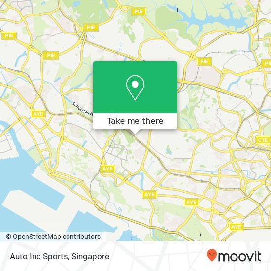 Auto Inc Sports map