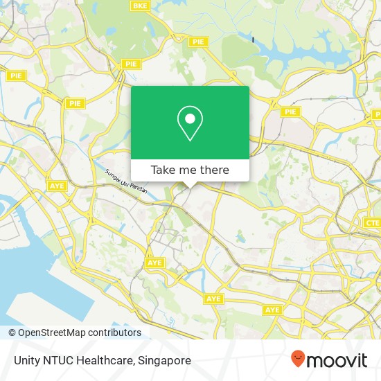 Unity NTUC Healthcare map