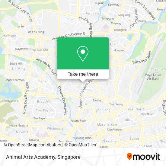 Animal Arts Academy map