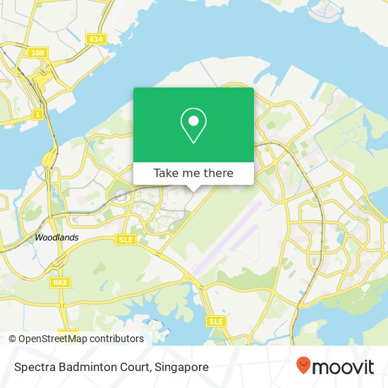Spectra Badminton Court地图