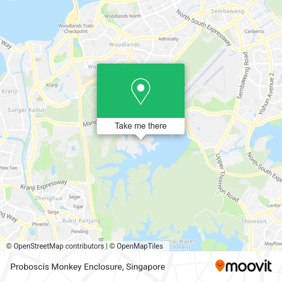 Proboscis Monkey Enclosure地图