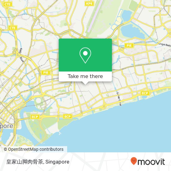 皇家山脚肉骨茶 map