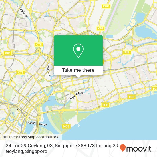 24 Lor 29 Geylang, 03, Singapore 388073 Lorong 29 Geylang地图