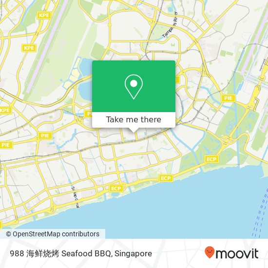 988 海鲜烧烤 Seafood BBQ map