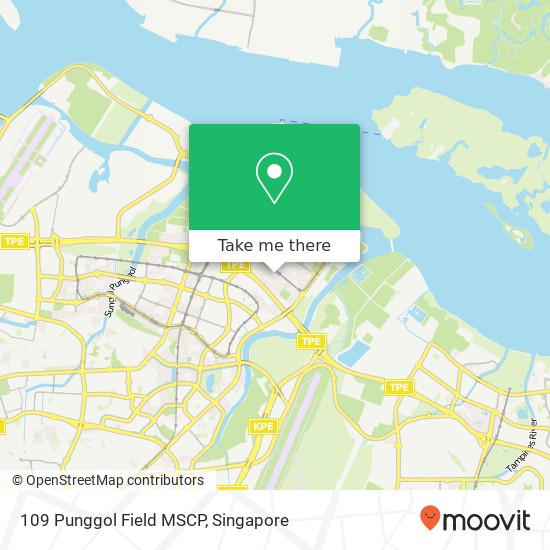 109 Punggol Field MSCP地图