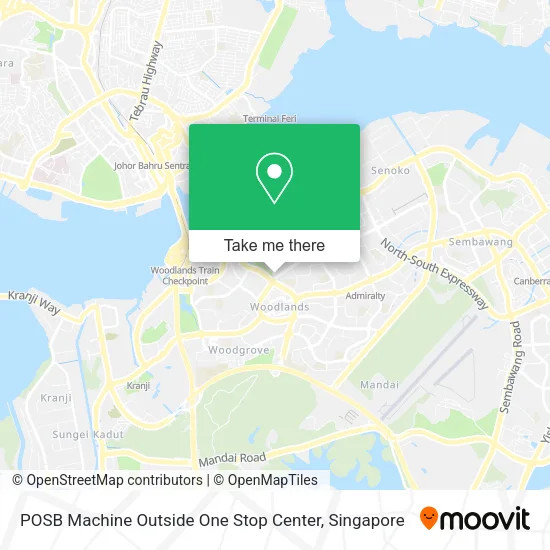 POSB Machine Outside One Stop Center地图
