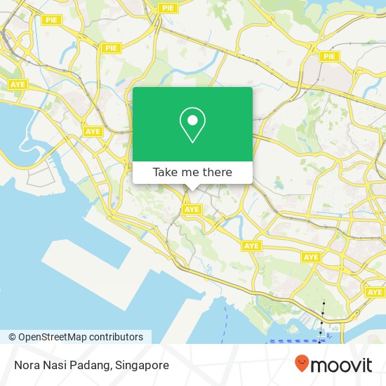 Nora Nasi Padang map