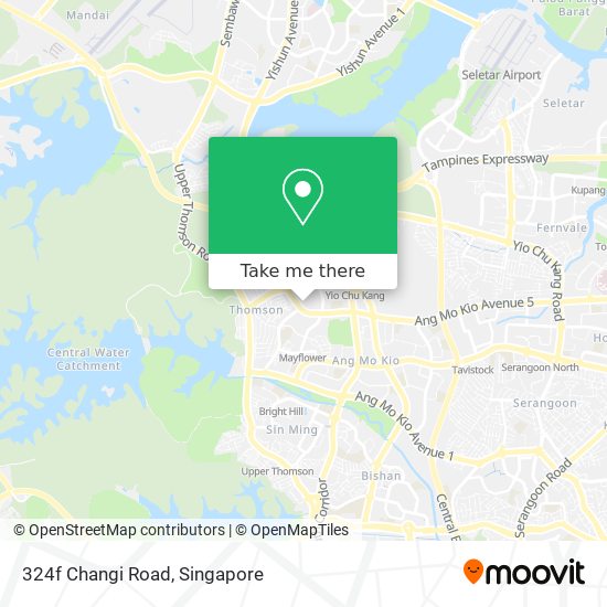 324f Changi Road map